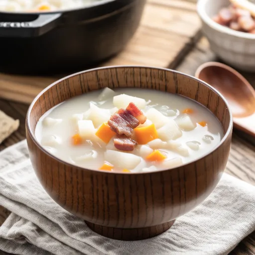 Milk Soup with Daikon and Carrot