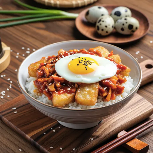 Spam Kimchi Rice Bowl