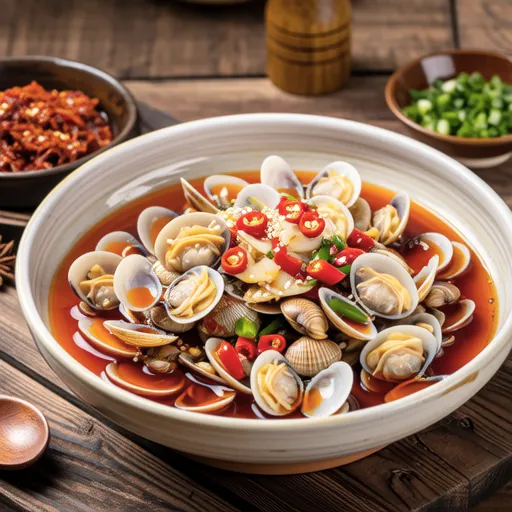 Spicy Clam Salad (Bibimbap or Bibim Noodles)