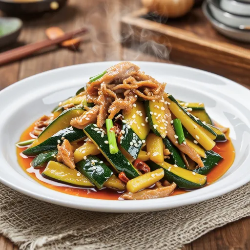 Stir-fried Zucchini and Tuna