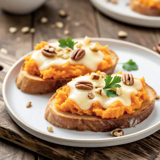 Sweet Potato Cheese Toast