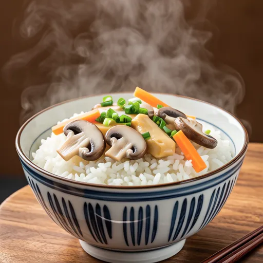 Scallop and Shimeji Mushroom Rice