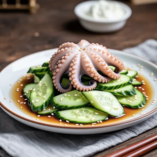 Octopus and Cucumber Vinegared Salad