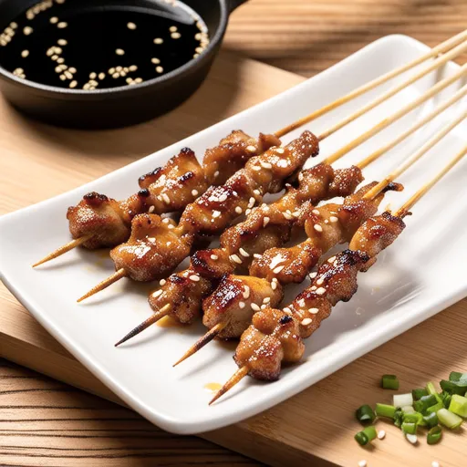 Yakitori in Frying Pan