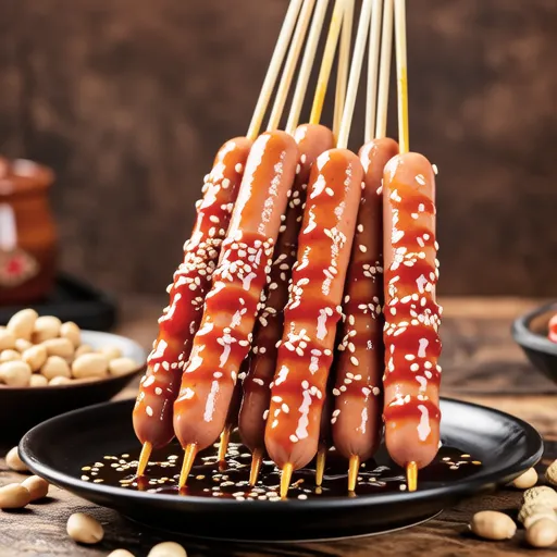 Korean Rice Cake Skewers (Tteok-kkochi)