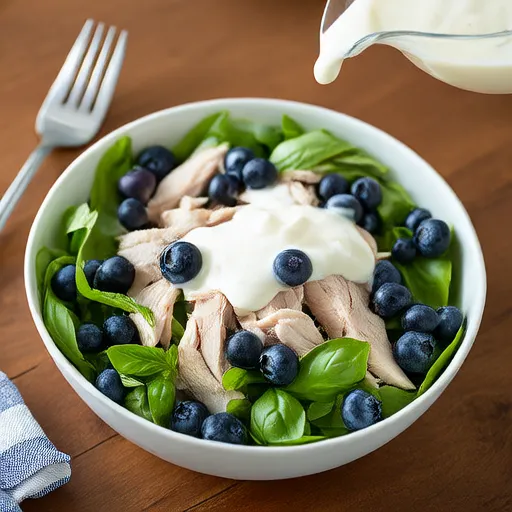 Blueberry Basil Chicken Salad