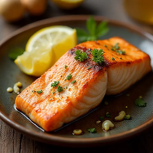 Salmone saltato al burro