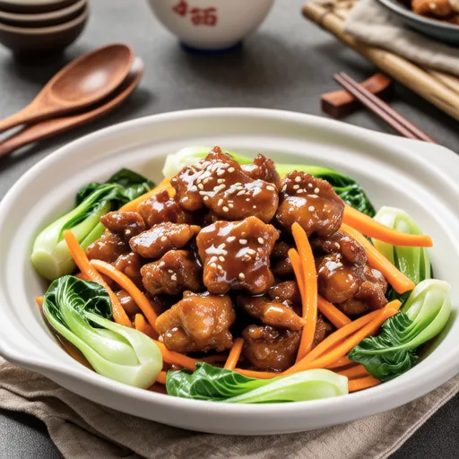 Chicken Breast and Chinese Cabbage Stir-fry