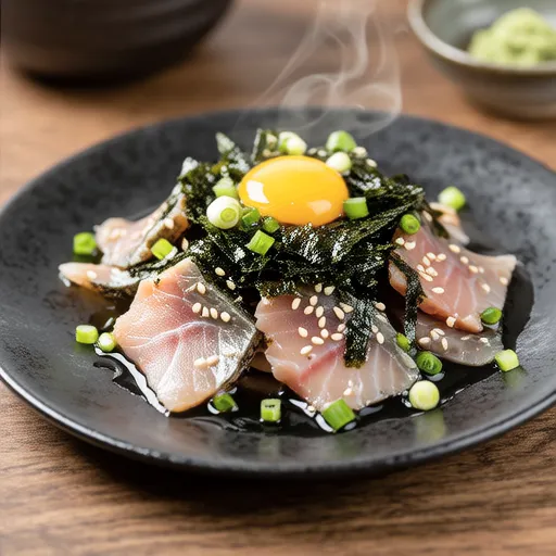 Kanpachi Salted Kombu Yukke