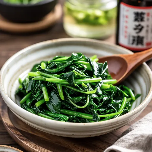 Seri with Vinegar Miso Dressing