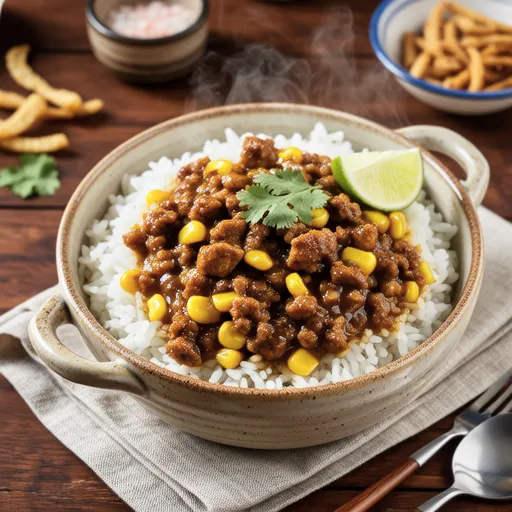 Minced Meat Curry Mixed Rice