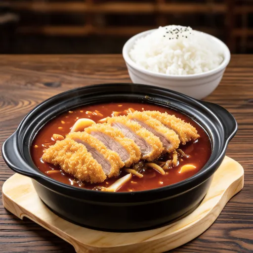 김치 나베 돼지 커틀릿