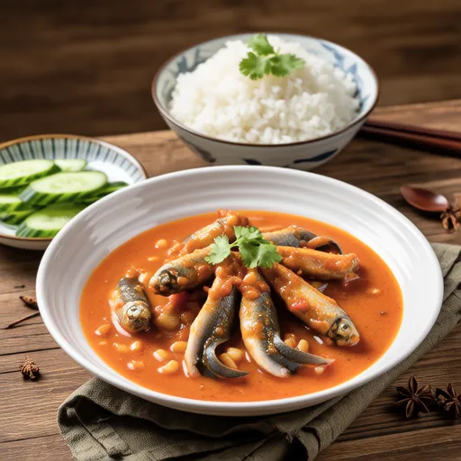 Butter Tomato Curry with Mackerel