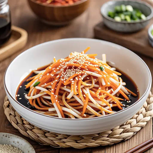 Bean Sprout and Carrot Namul