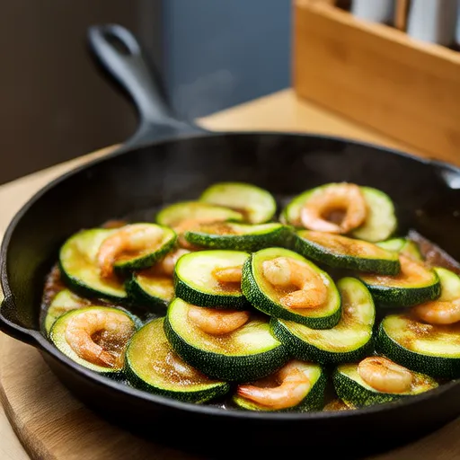 Korean Stir-fried Zucchini with Fermented Shrimp
