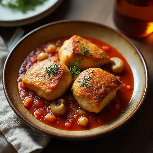 Basic Tomato Braised Chicken