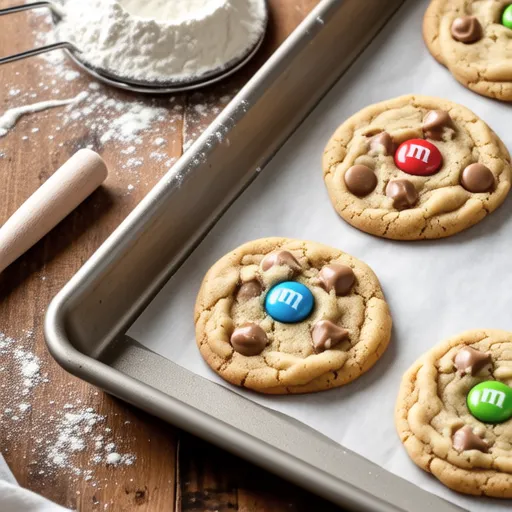 Peanut Butter M&M Cookies
