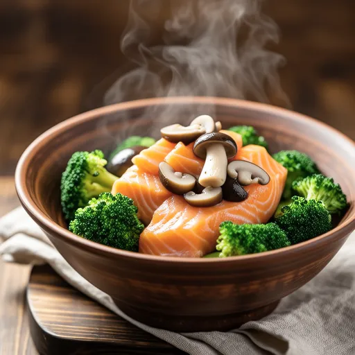 Salmon and Broccoli Stir-fry with Shio Koji