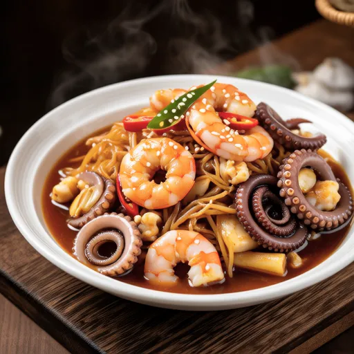Seafood Soy Sauce Tteokbokki