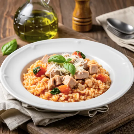 Tuna and Tomato Risotto-style Dish