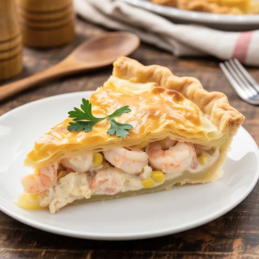 Shrimp Gratin Pie