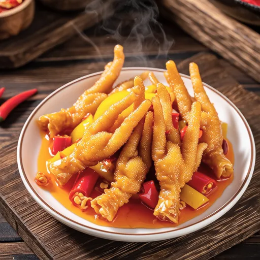 Sweet and Spicy Stir-fried Yellowtail and Bell Peppers