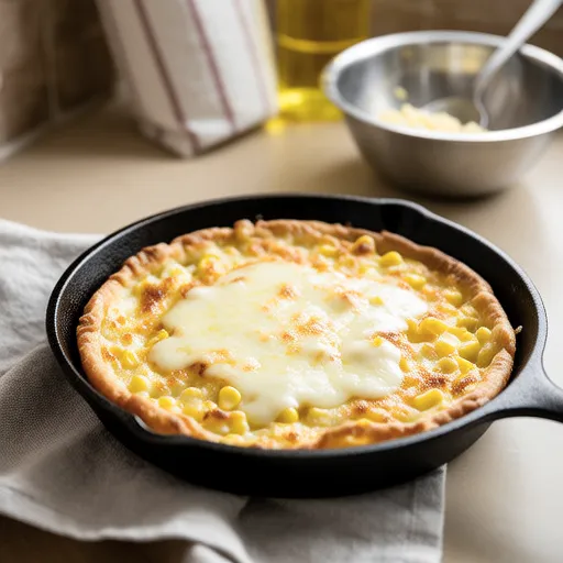 Baek Jong Won Corn Cheese Pancake
