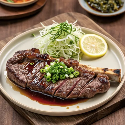 Negi Shio Gyutan (Grilled Beef Tongue with Scallion Salt Sauce)