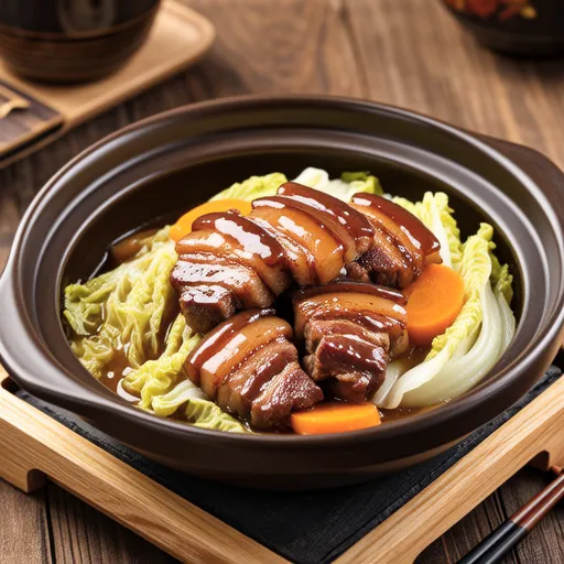 Simmered Pork and Chinese Cabbage
