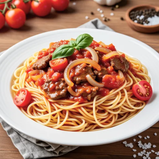 Beef Tomato Sauce Spaghetti