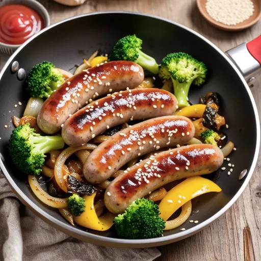 Simple Stir-fried Sausage and Vegetables