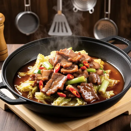 Spicy Stir-fried Pork and Cabbage with Miso