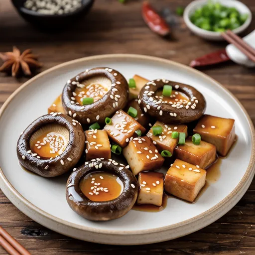 Grilled Maitake Mushroom with Sesame Sauce