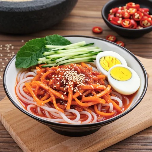 Diet Konjac Bibim Noodles