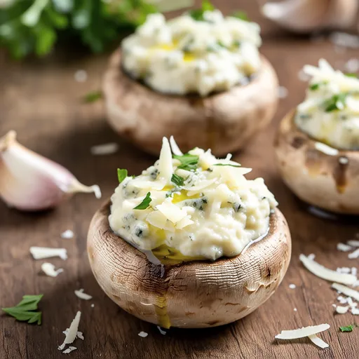 Cream Cheese Stuffed Mushrooms