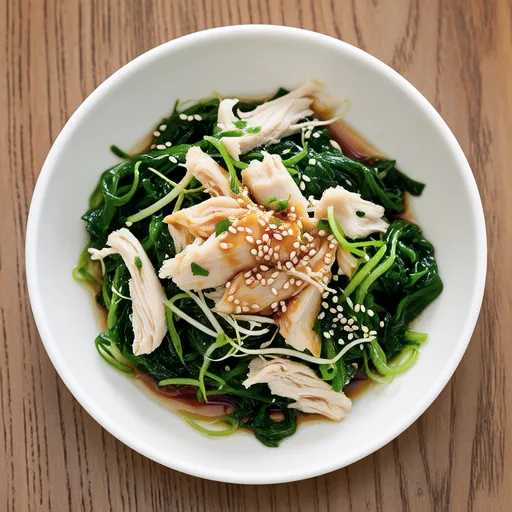 Wakame and Chicken Breast with Ponzu Sauce
