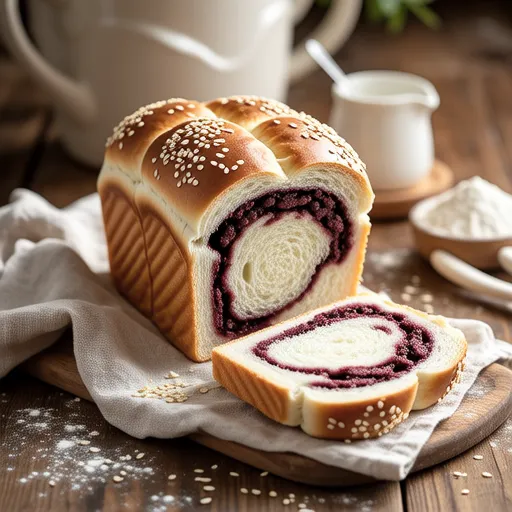 Homemade Sweet Red Bean Bread