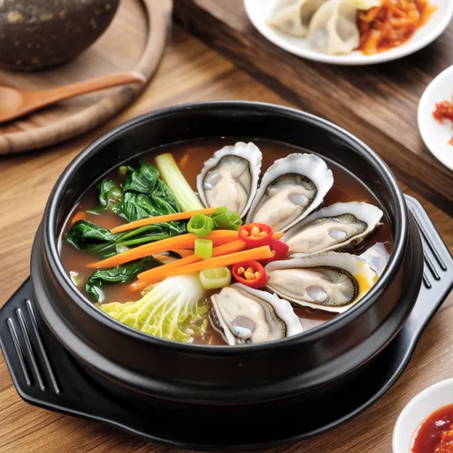 Oyster Napa Cabbage Soup