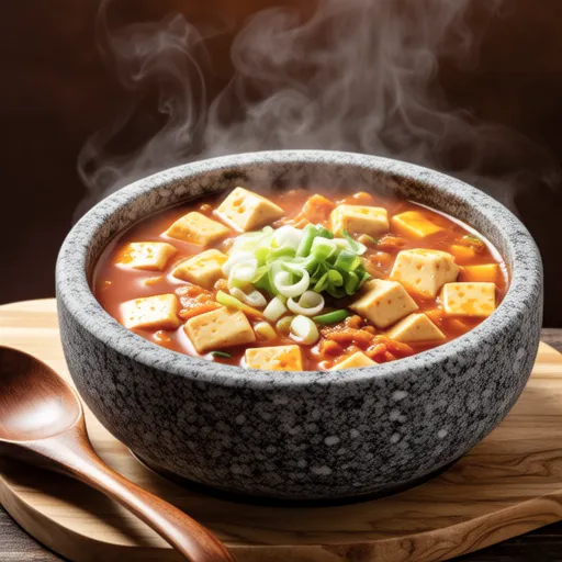 Tofu Kimchi Egg Soup
