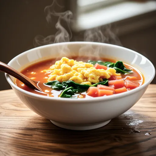 Spinach and Fresh Tomato Soup