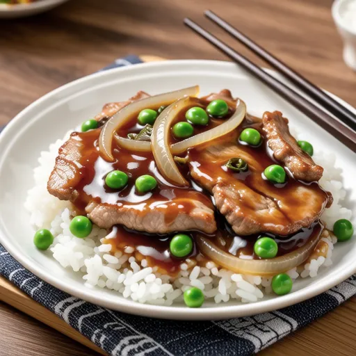 Green Pea Pork Chop