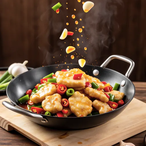 Kkanpung Stir-fried Fish Cake