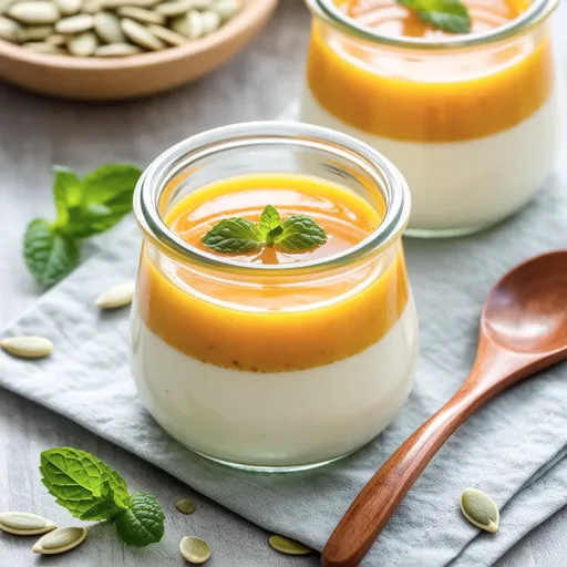 Tofu and Pumpkin Pudding