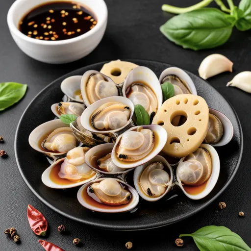 Clams and King Oyster Mushroom Stir-fry