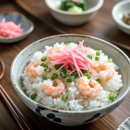 Sakura Shrimp and Ginger Rice