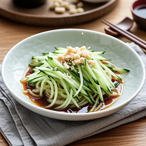 Chikuwa and Cucumber Vinegared Side Dish