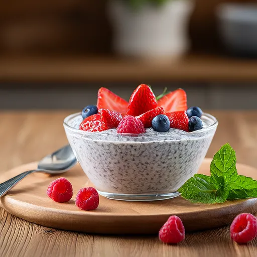Pudding Hạt Chia