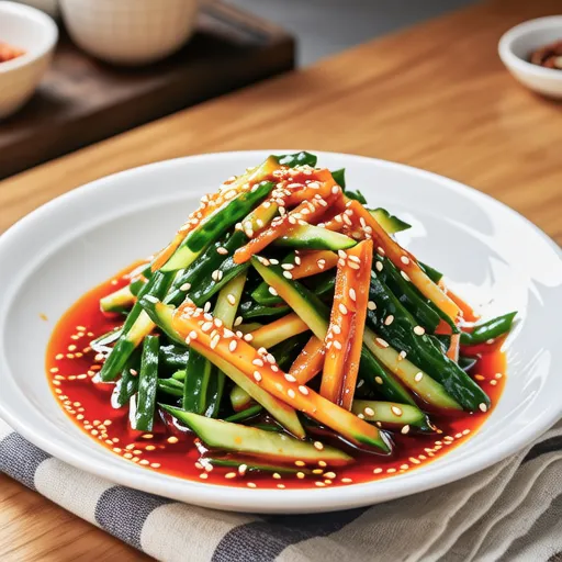 Spicy and Sour Korean Purslane Salad