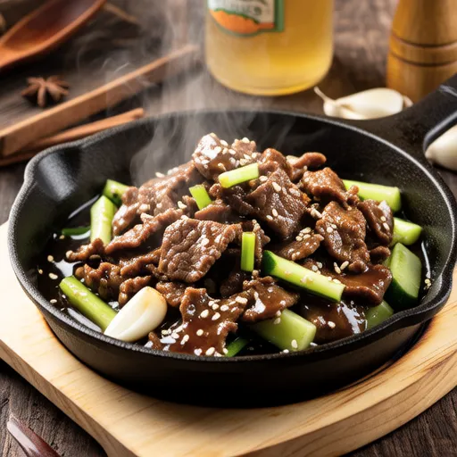 Beef and Cucumber Stir-fry