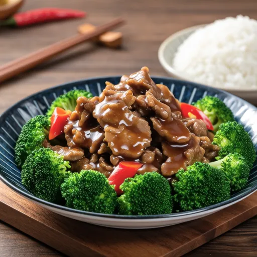 Broccoli and Pork Marmalade Stir-fry